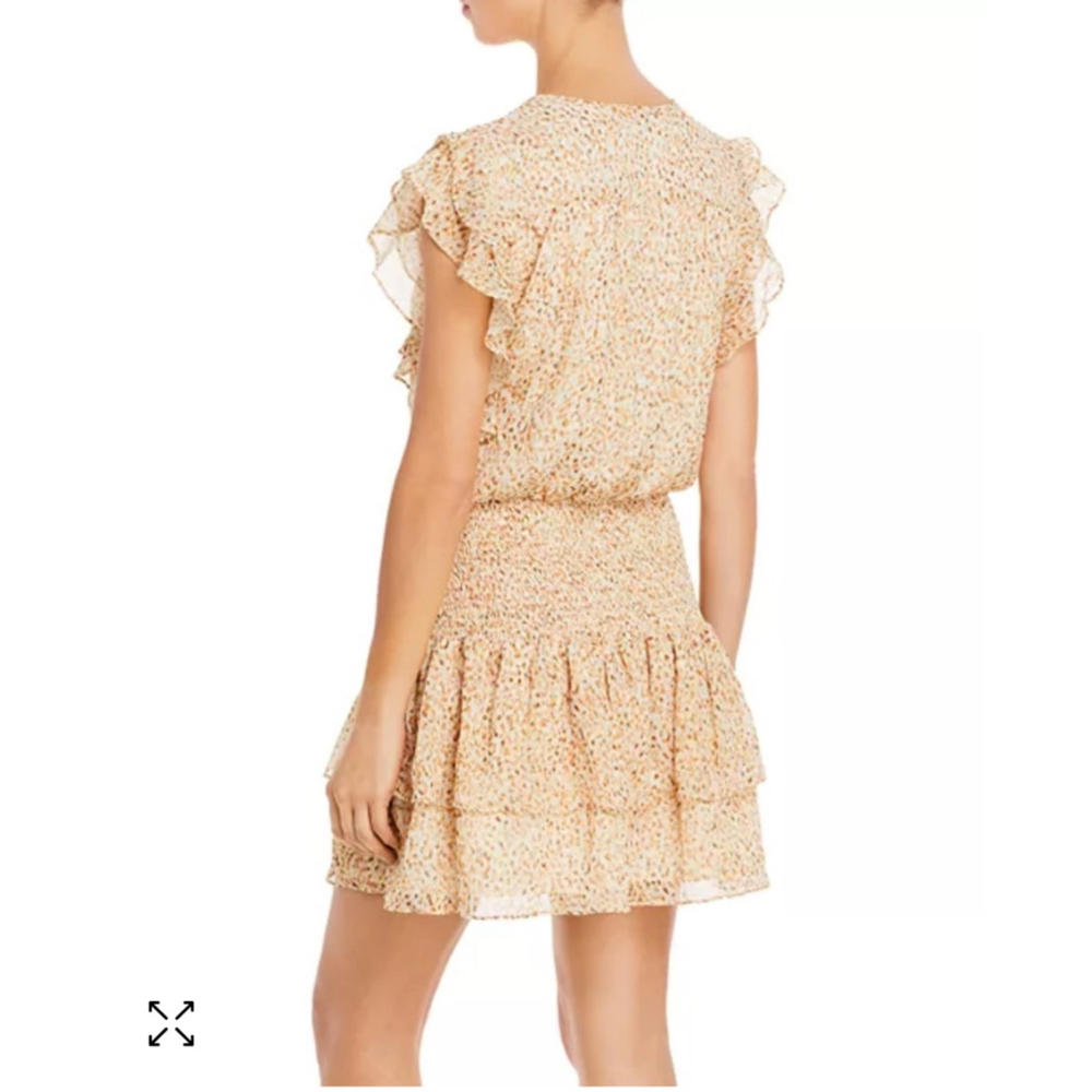 NWT Aqua Smocked Ruffle Mini Dress XS – Retail $98 - Picture 2 of 9
